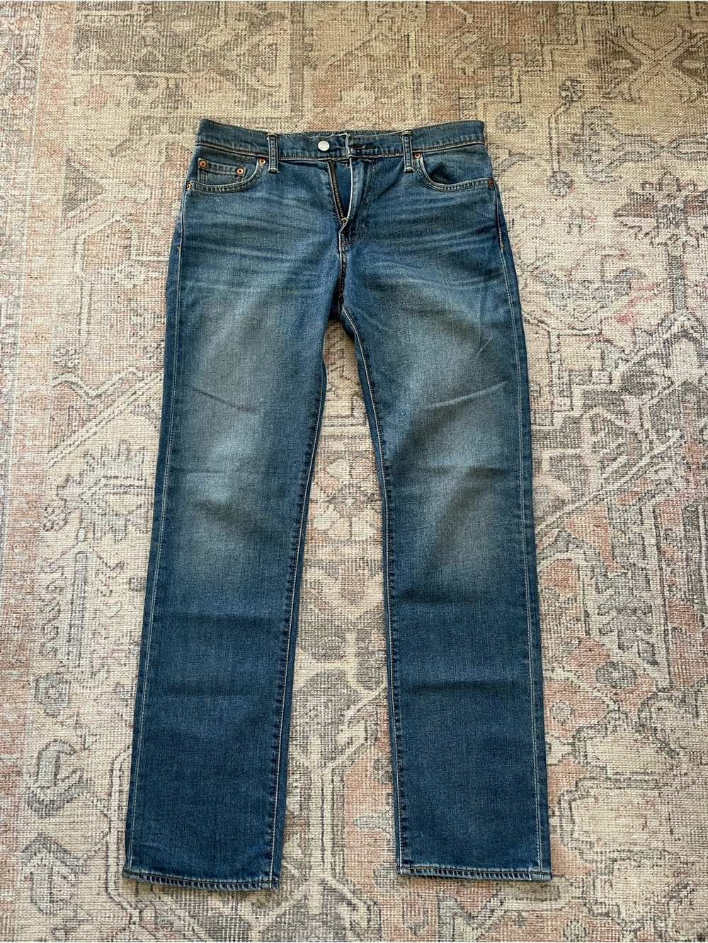 Levi's 504 Regular Straight Jeans W30 L32 Blue